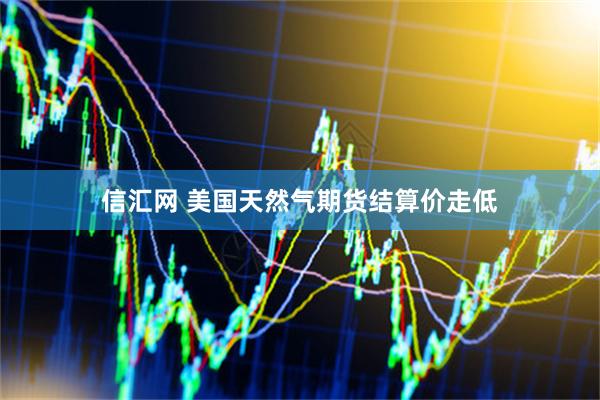 信汇网 美国天然气期货结算价走低