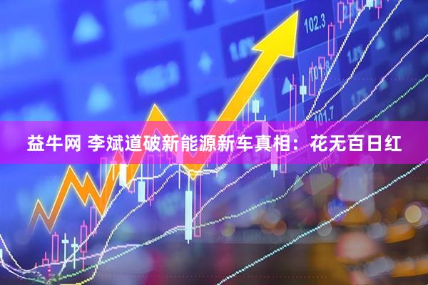 益牛网 李斌道破新能源新车真相：花无百日红