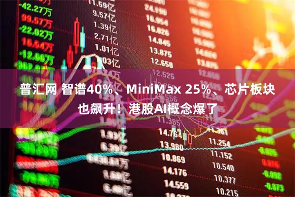 普汇网 智谱40%、MiniMax 25%、芯片板块也飙升！港股AI概念爆了