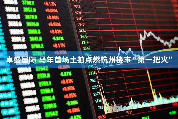 卓盛国际 马年首场土拍点燃杭州楼市“第一把火”