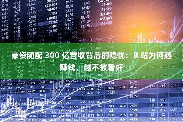 豪资随配 300 亿营收背后的隐忧：B 站为何越赚钱，越不被看好