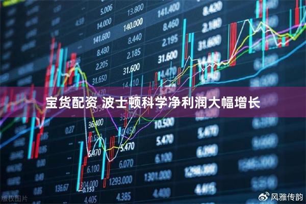 宝货配资 波士顿科学净利润大幅增长